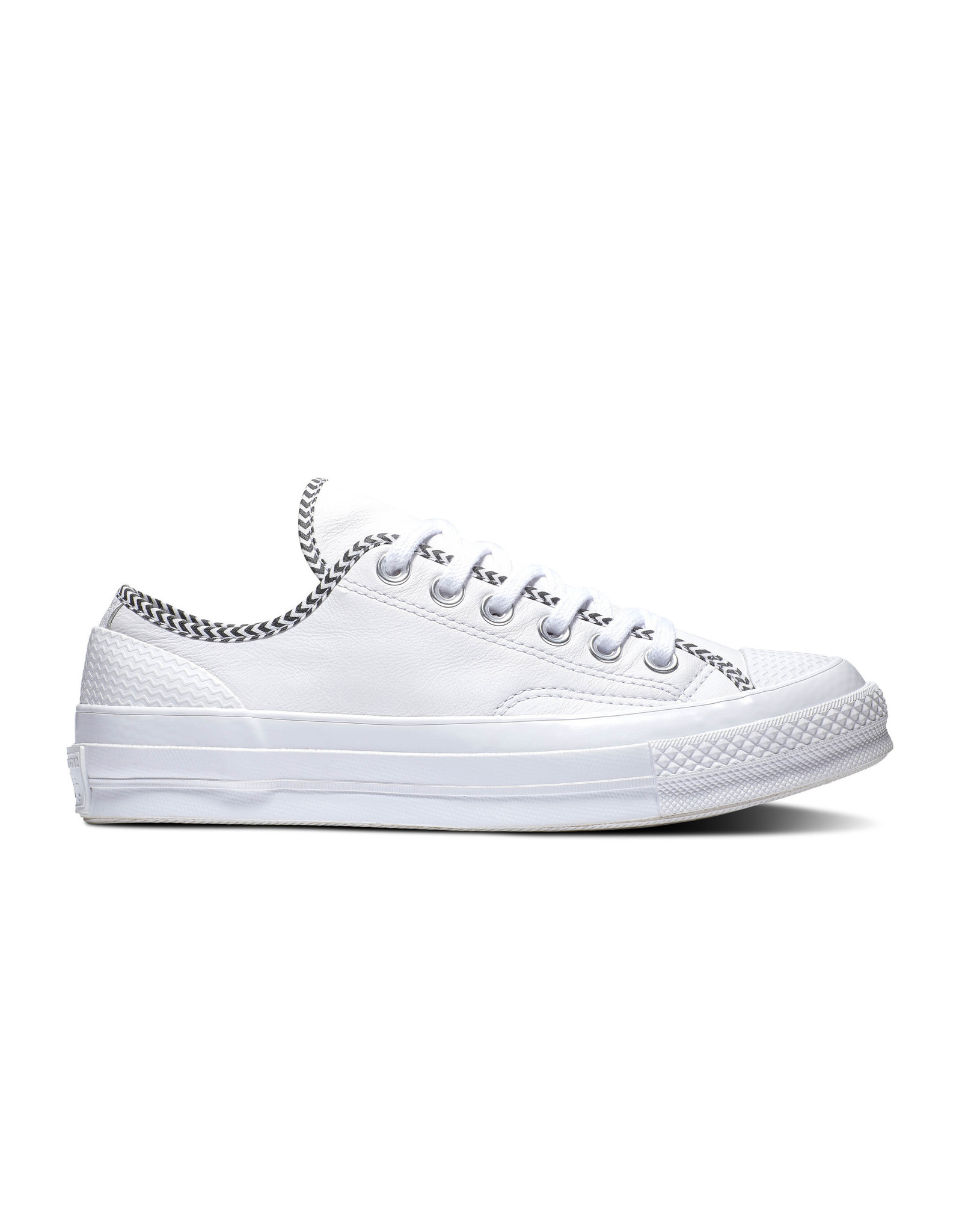 CHUCK 70 OX CUIR WHITE/BLACK/WHITE C970PSYW-565370C