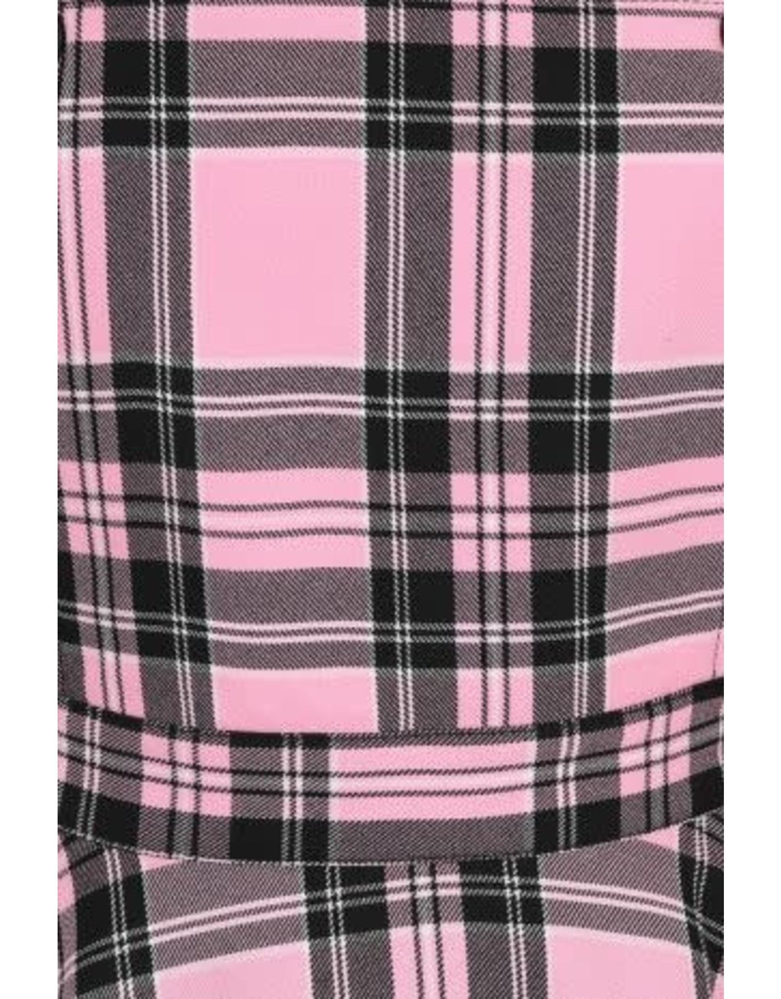 HELL BUNNY - Islay Pinafore Pink Dress