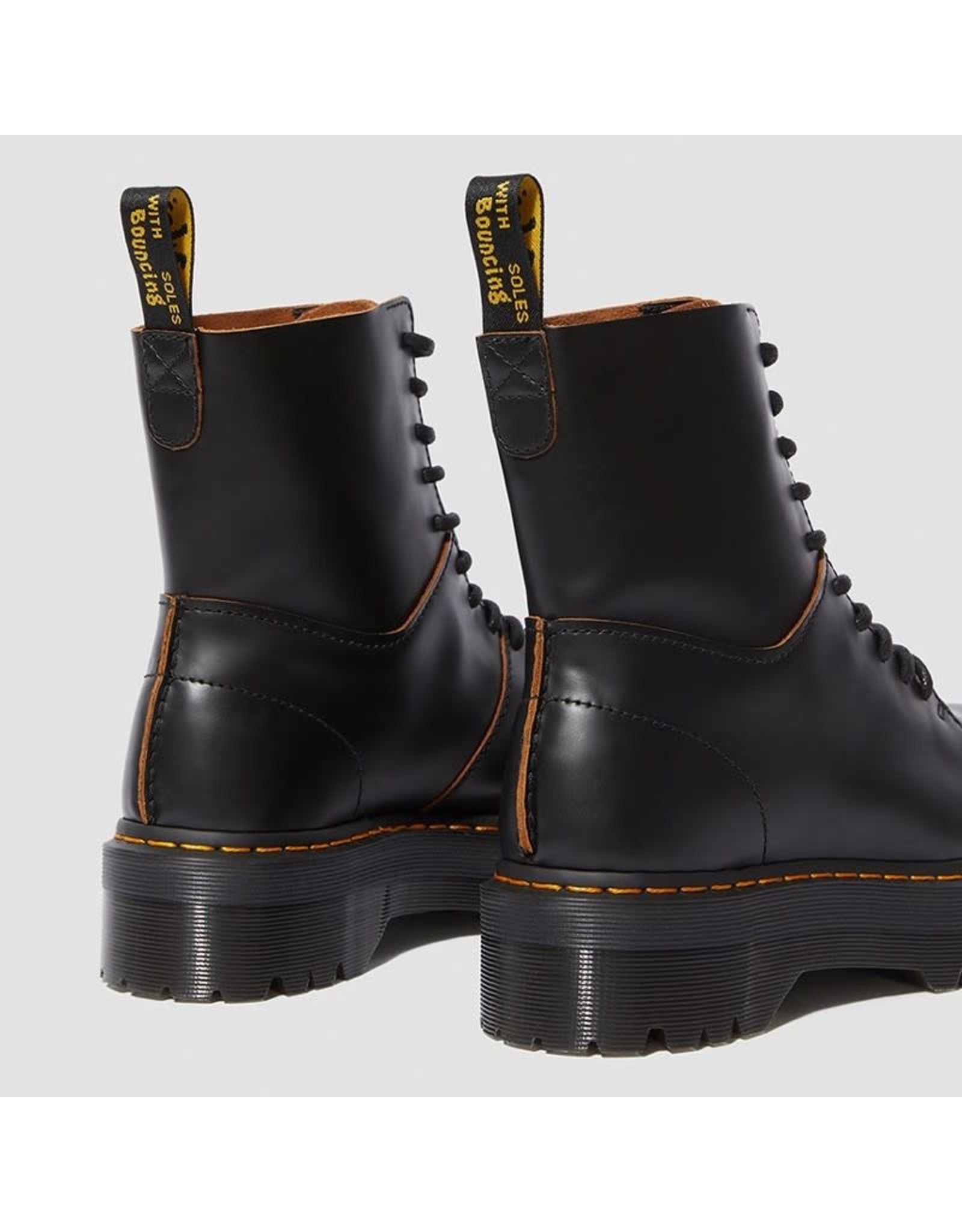 dr martens black vintage smooth