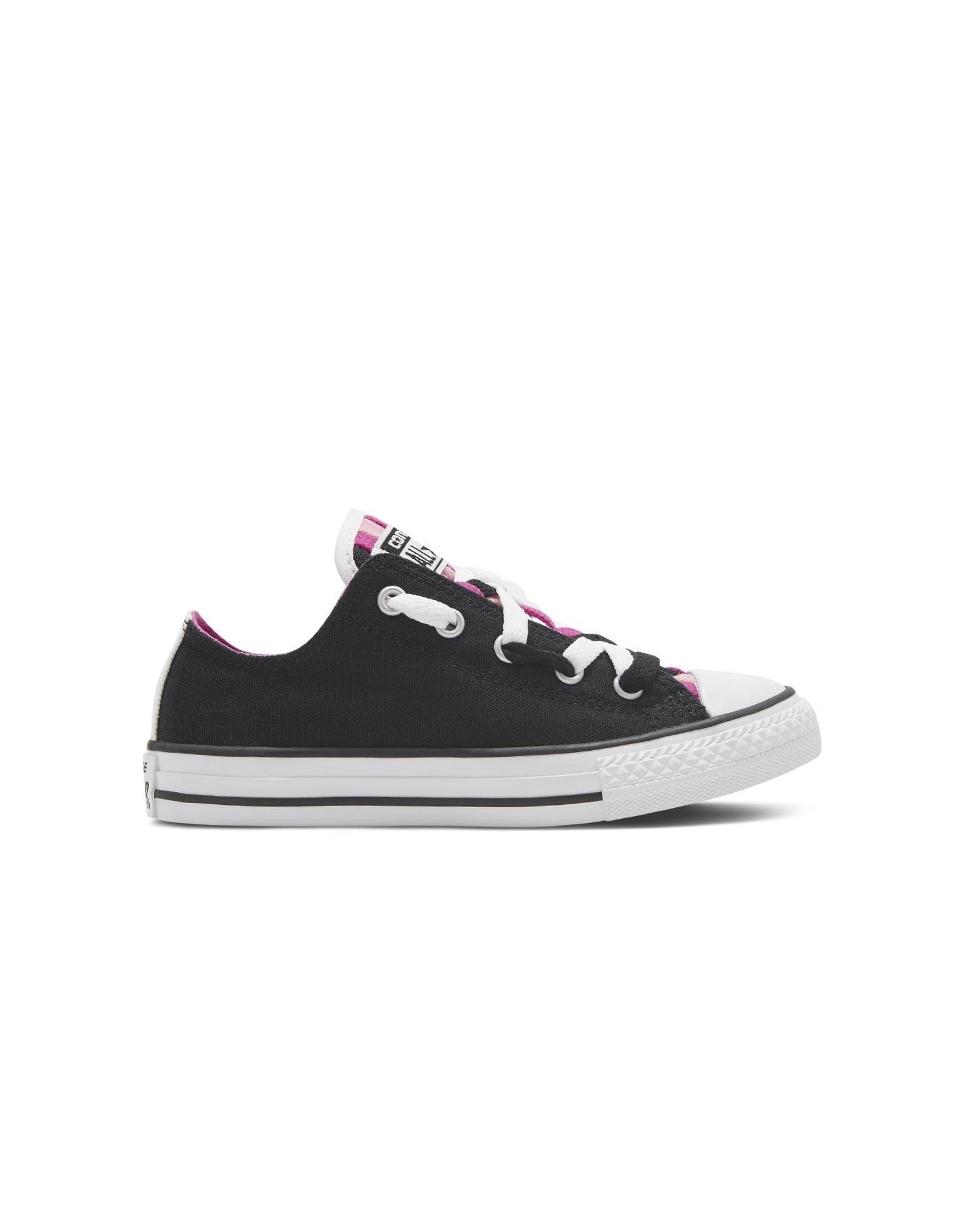 CHUCK TAYLOR ALL STAR LOOPHOLES SLIP BLACK PLASTIC PINK CVLOO-651742C