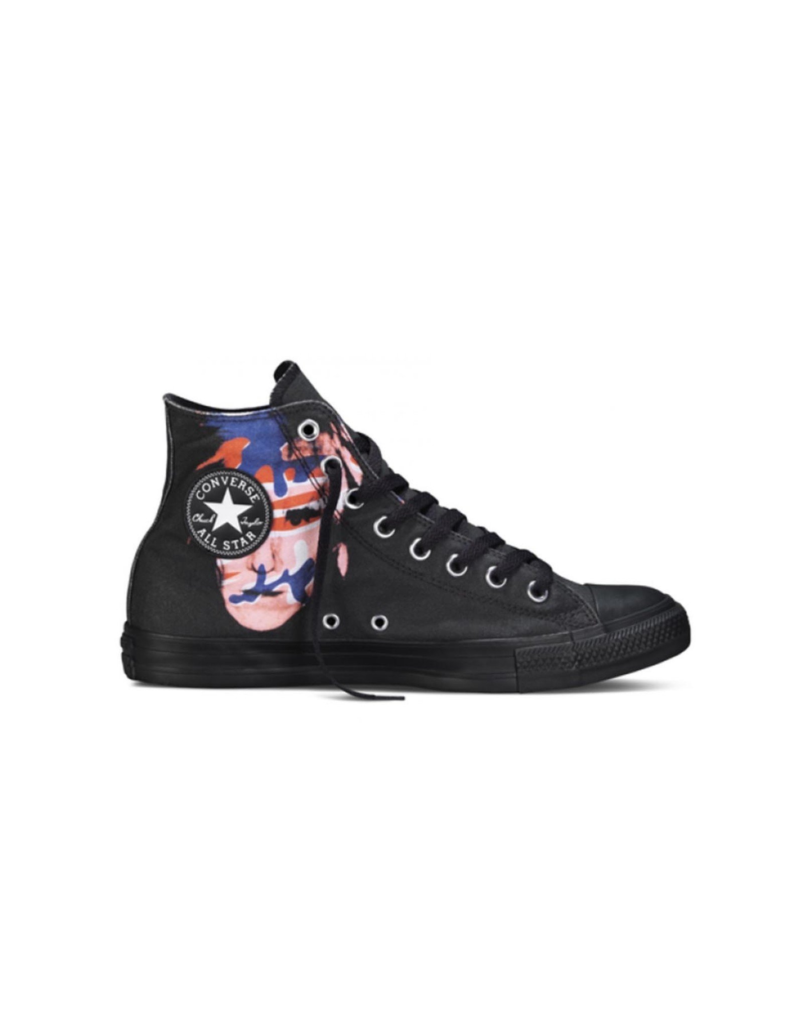 CHUCK TAYLOR WARHOL HI BLACK RED ANDY WARHOL C15AWB - 149486C