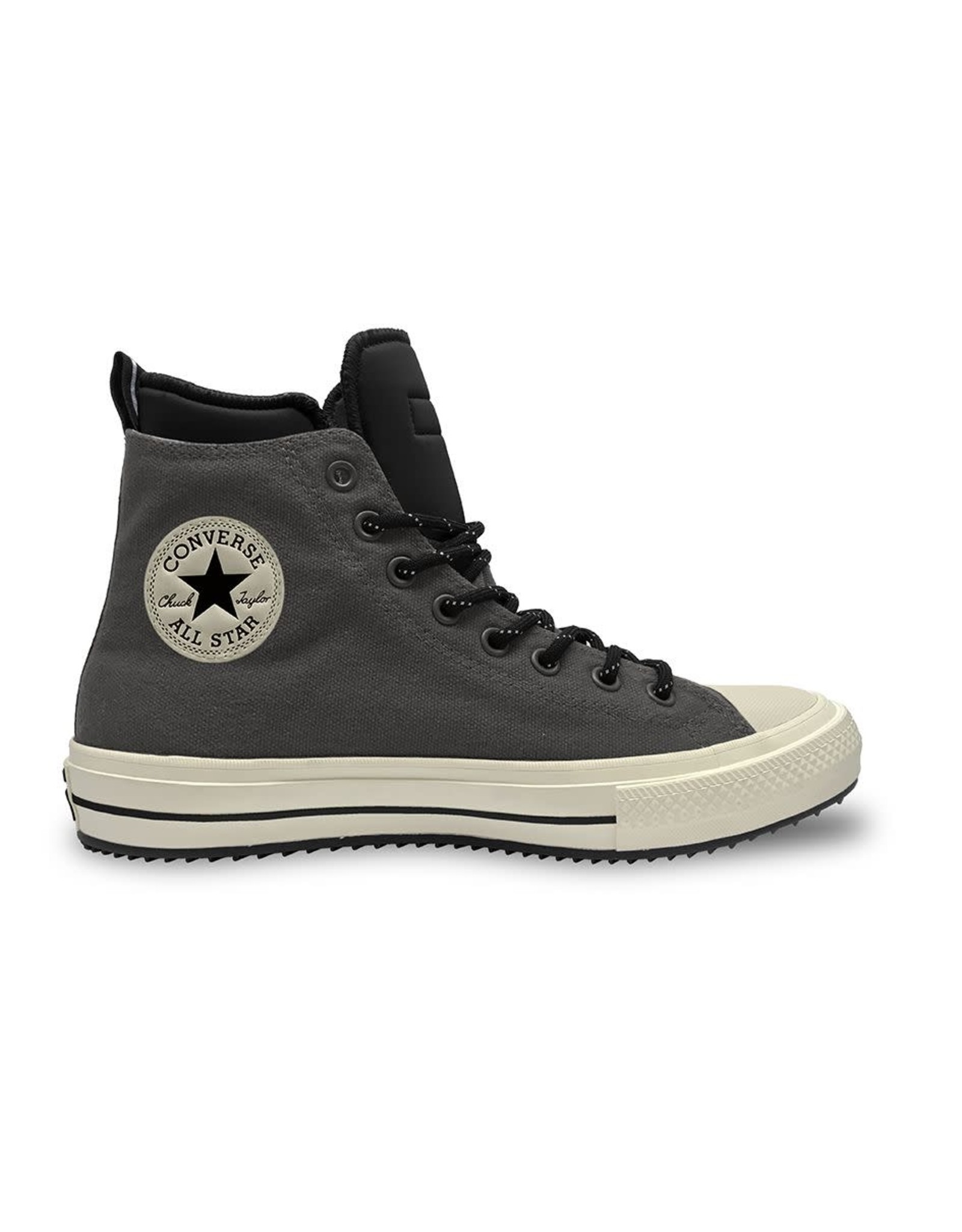 CHUCK TAYLOR ALL STAR BOOT HI CUIR CARBON GREY/BLACK/EGRET CC19BOC-166608C