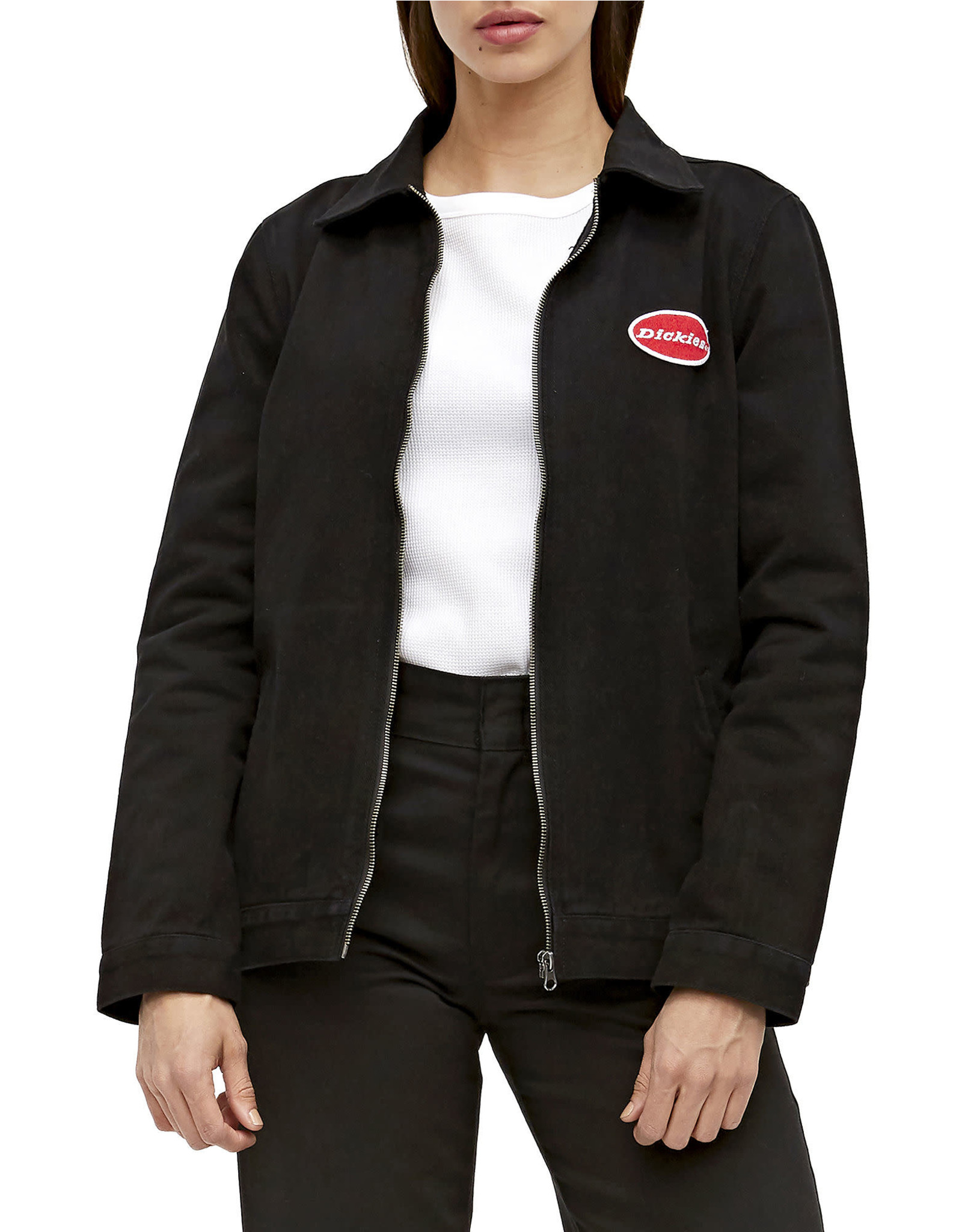 DICKIES Girl Juniors' Twill Eisenhower Jacket - J4000BD