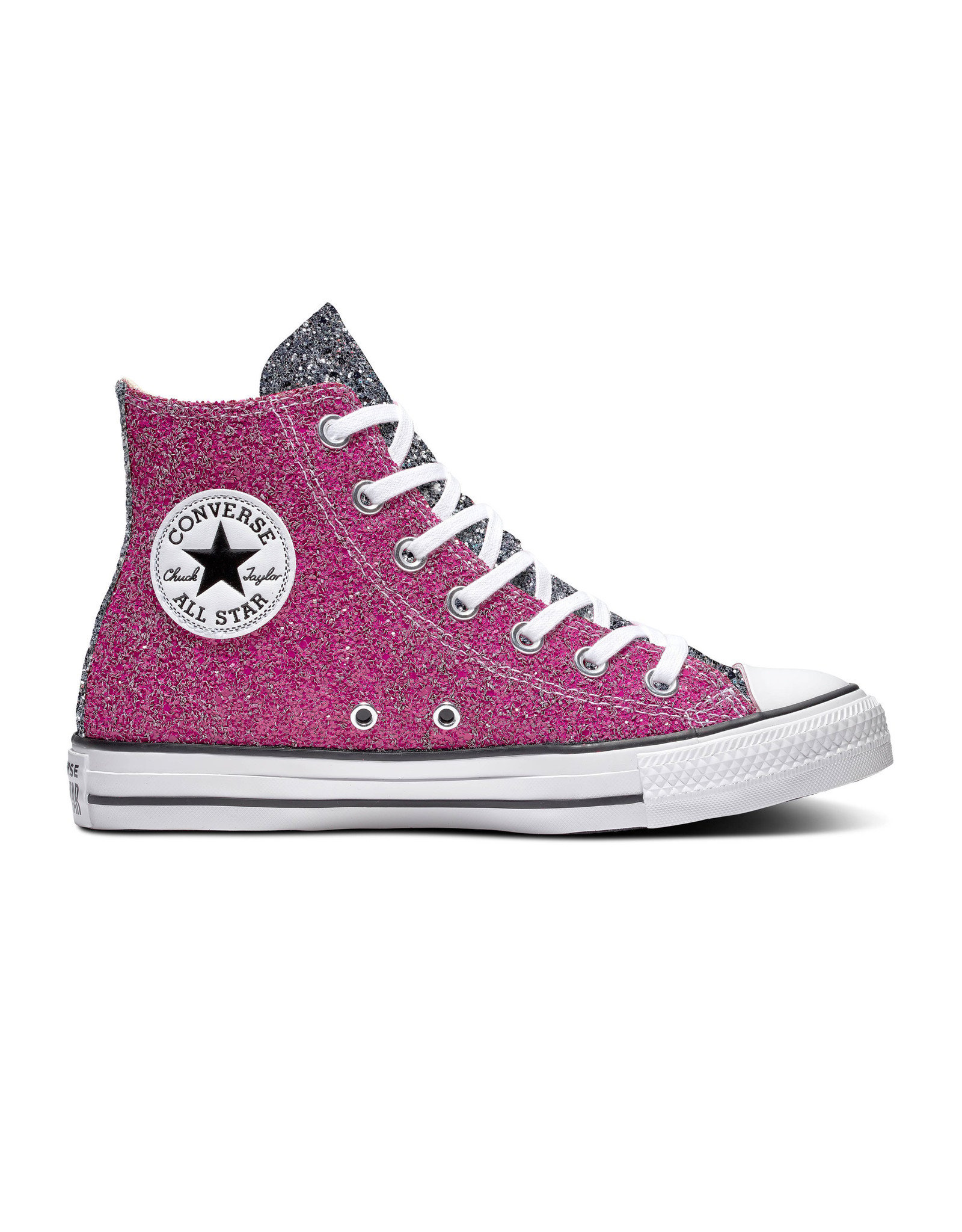 CONVERSE CHUCK TAYLOR ALL STAR HI PINK/SILVER/WHITE C19PS-566269C