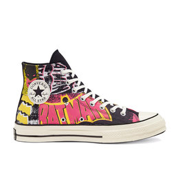 CHUCK 70 HI CANEVAS BATMAN BLACK/HOT PINK/EGRET C970BATB-167317C