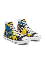 CHUCK TAYLOR ALL STAR HI CANEVAS BATMAN BLACK/WHITE/LEMON CHROME C19BATB-167304C