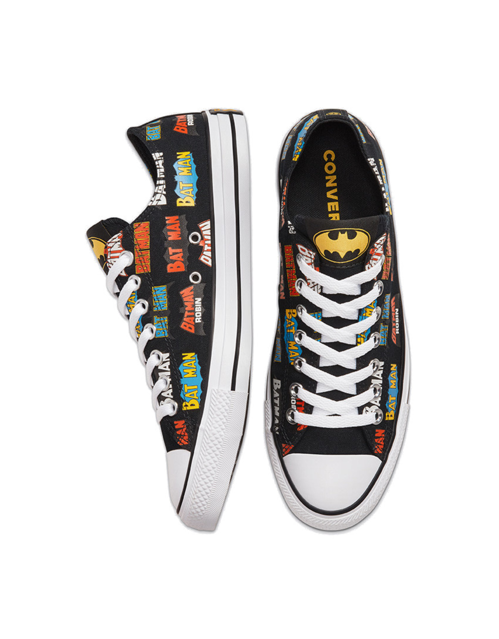 CHUCK TAYLOR ALL STAR OX BATMAN CANEVAS BLACK/WHITE/MULTI C13BATB-167319C