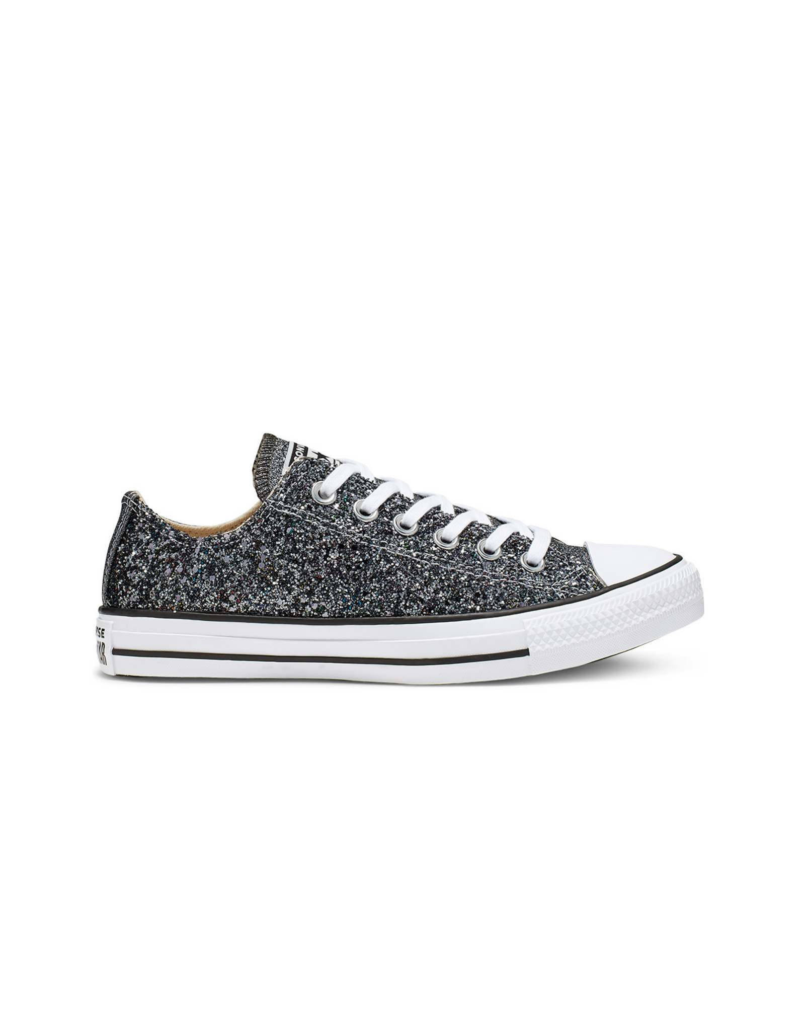 converse silver black