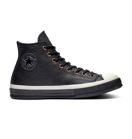 CHUCK 70 HI LEATHER BLACK/ALMOST BLACK/BLACK CC970B-165923C