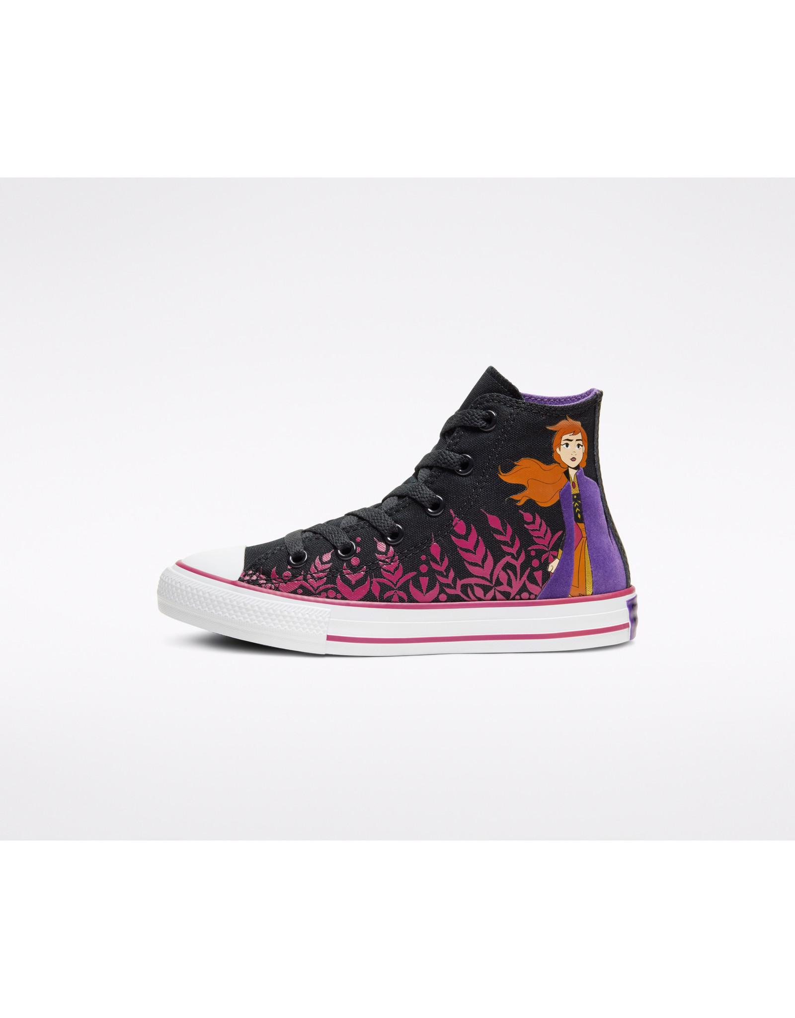 CHUCK TAYLOR ALL STAR HI FROZEN 2 BLACK/CHERRIES JUBILEE/WHITE CZFZJ-667355C