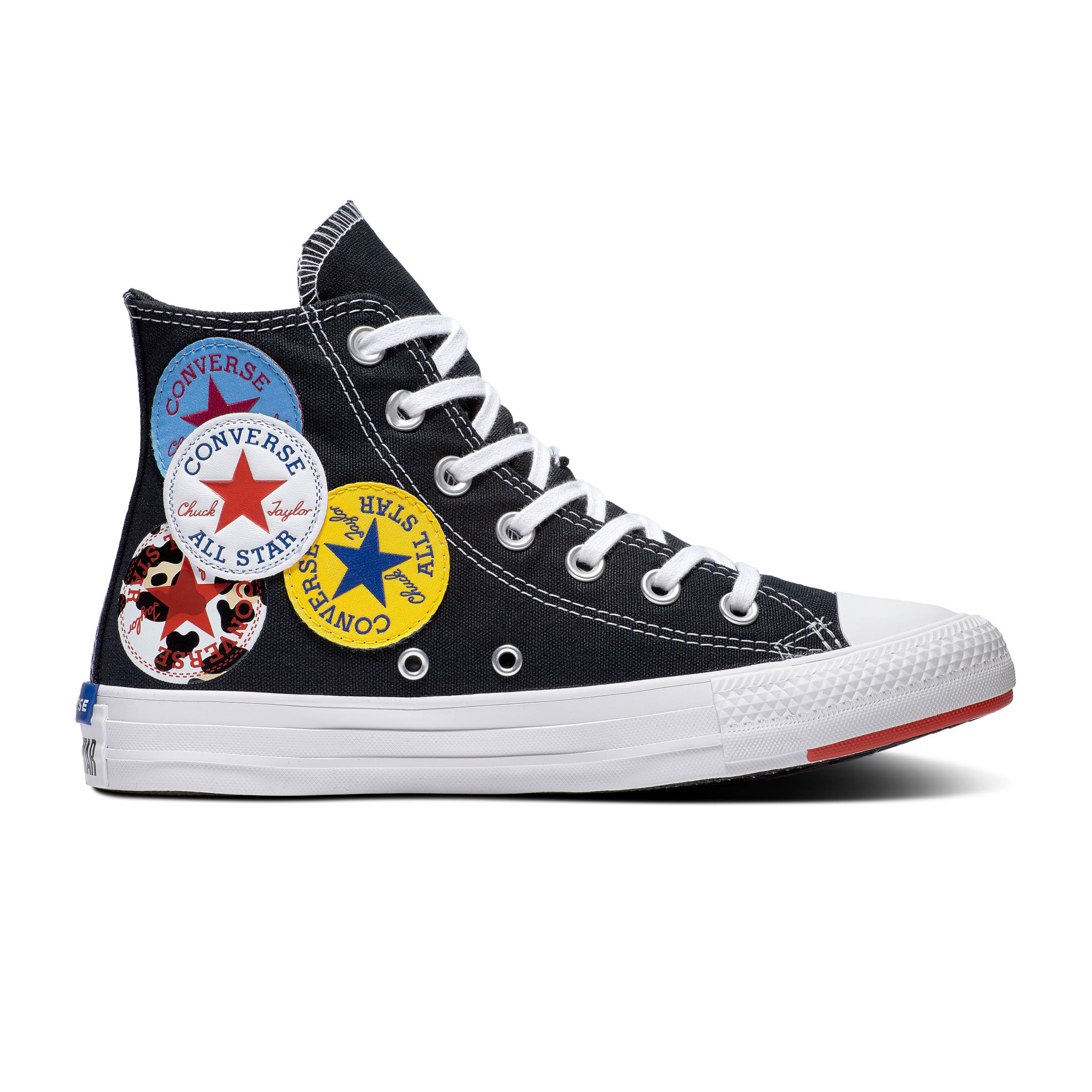 red and black chucks