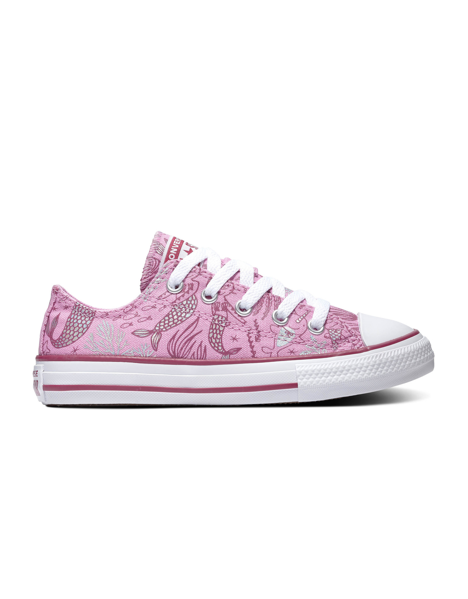 CONVERSE CHUCK TAYLOR ALL STAR  OX PEONY PINK/ROSE MAROON/WHITE CASIR-667204C