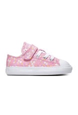 CHUCK TAYLOR ALL STAR  1V OX PEONY PINK/TOPAZ GOLD/WHITE CLVFP-766882C