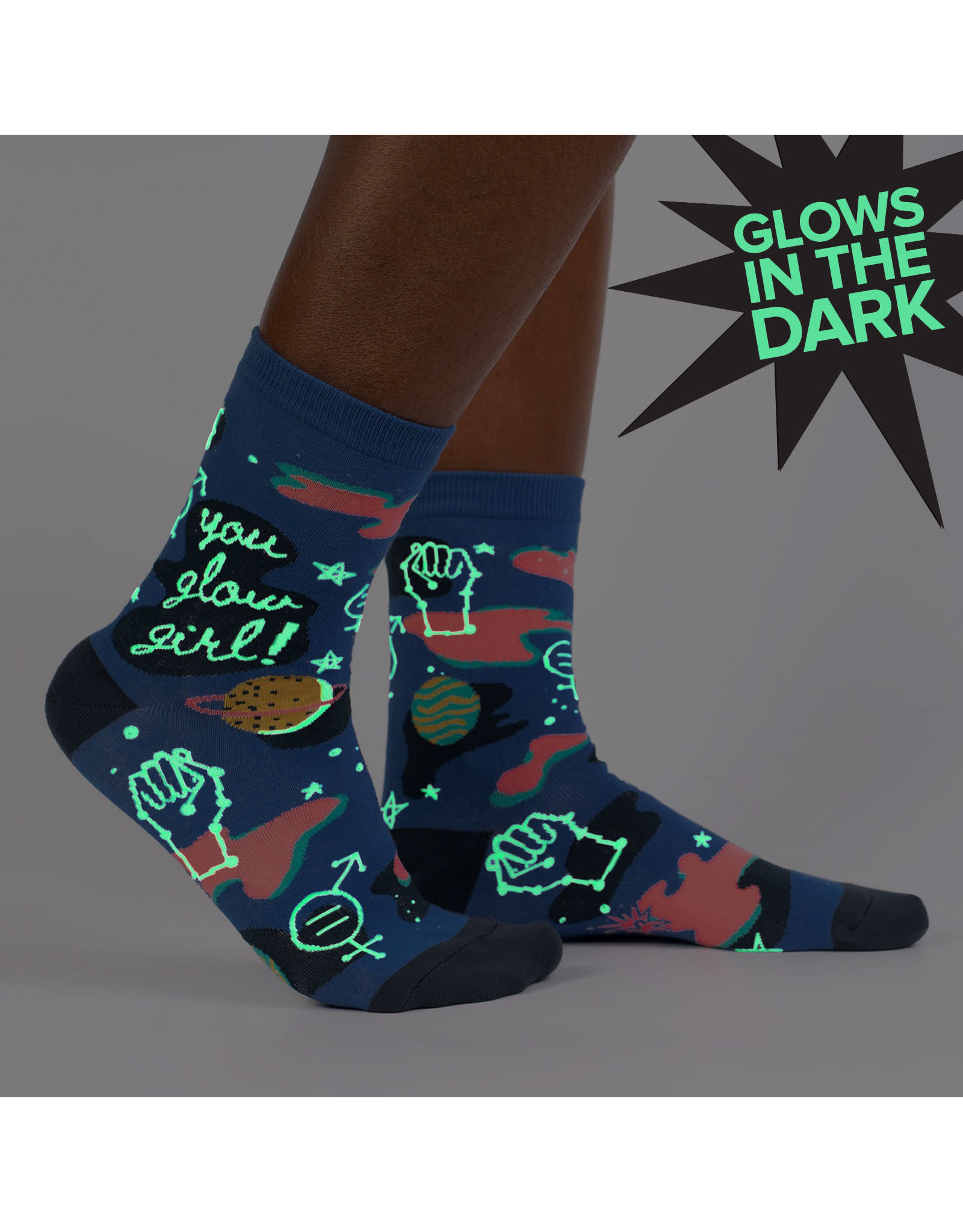 - Women's You Glow Girl Crew Socks