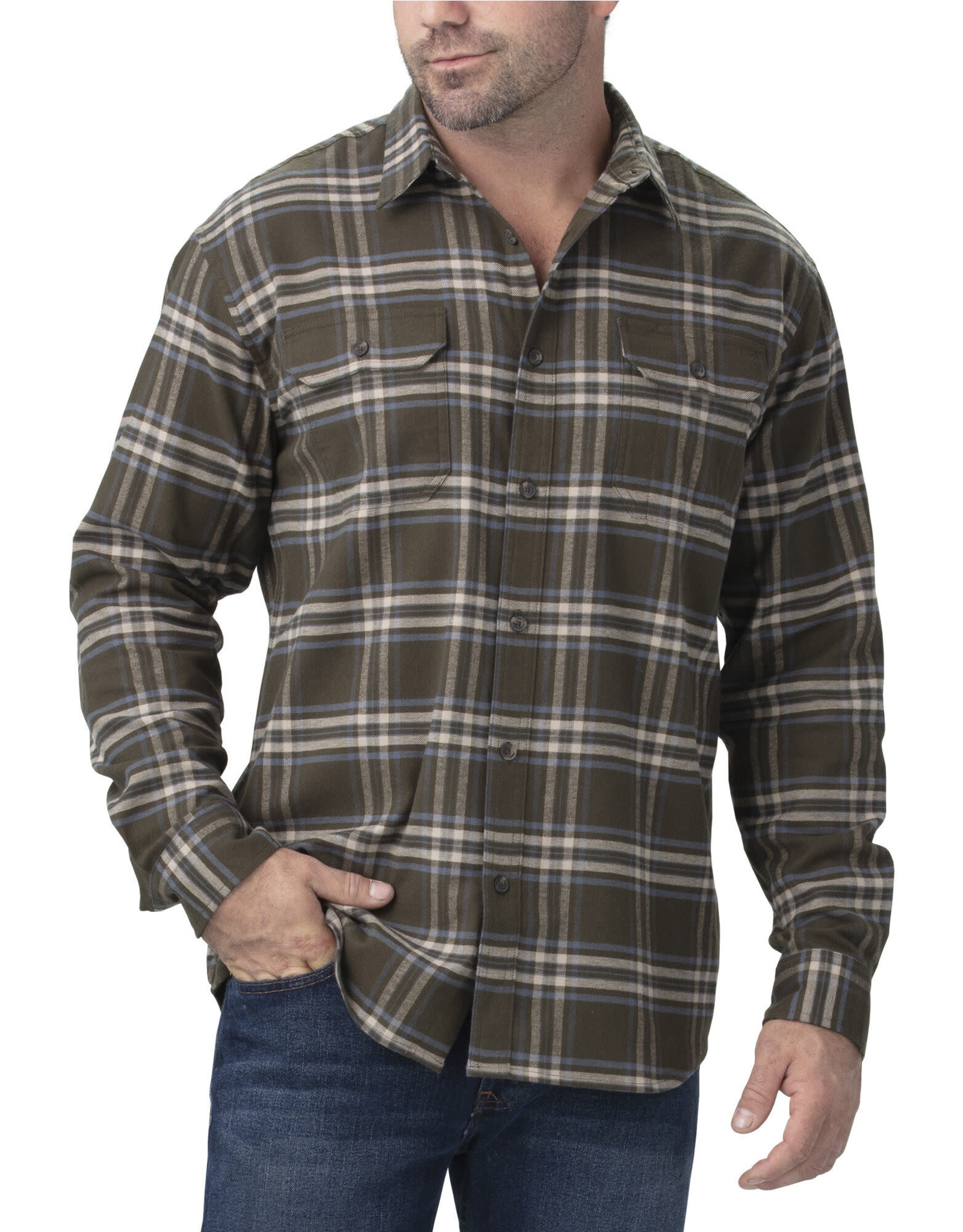 FLEX Long Sleeve Flannel Shirt