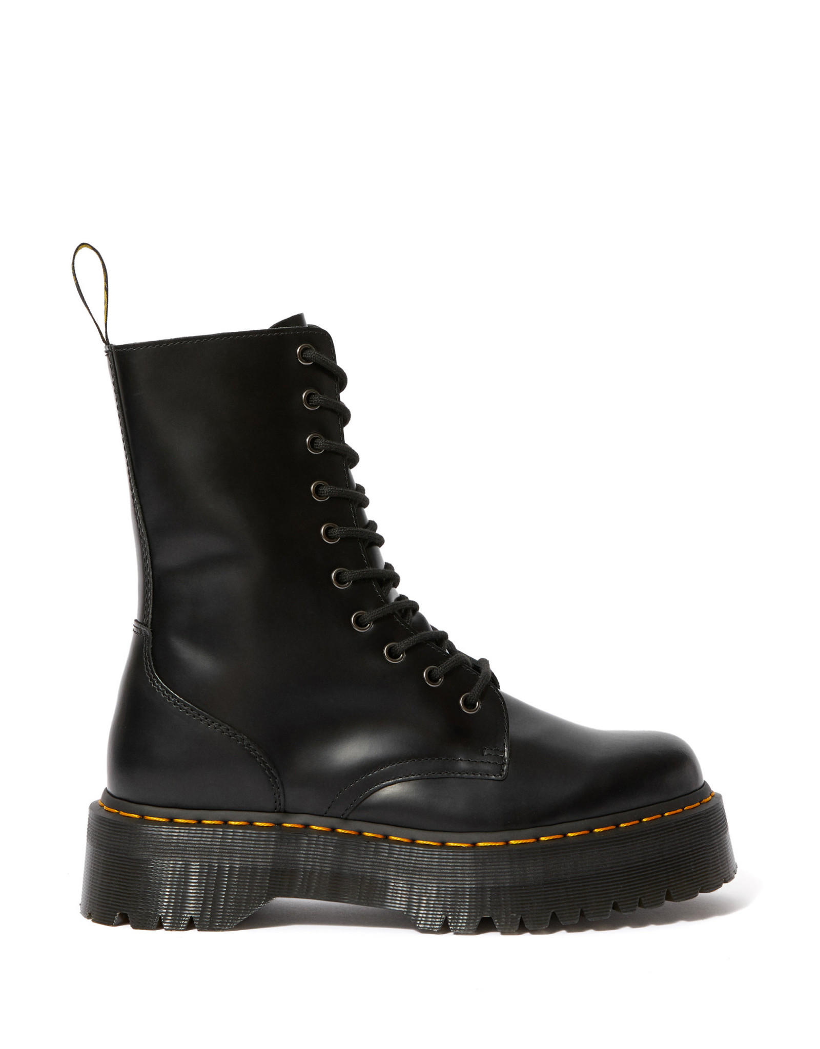 dr martens jadon black polished smooth