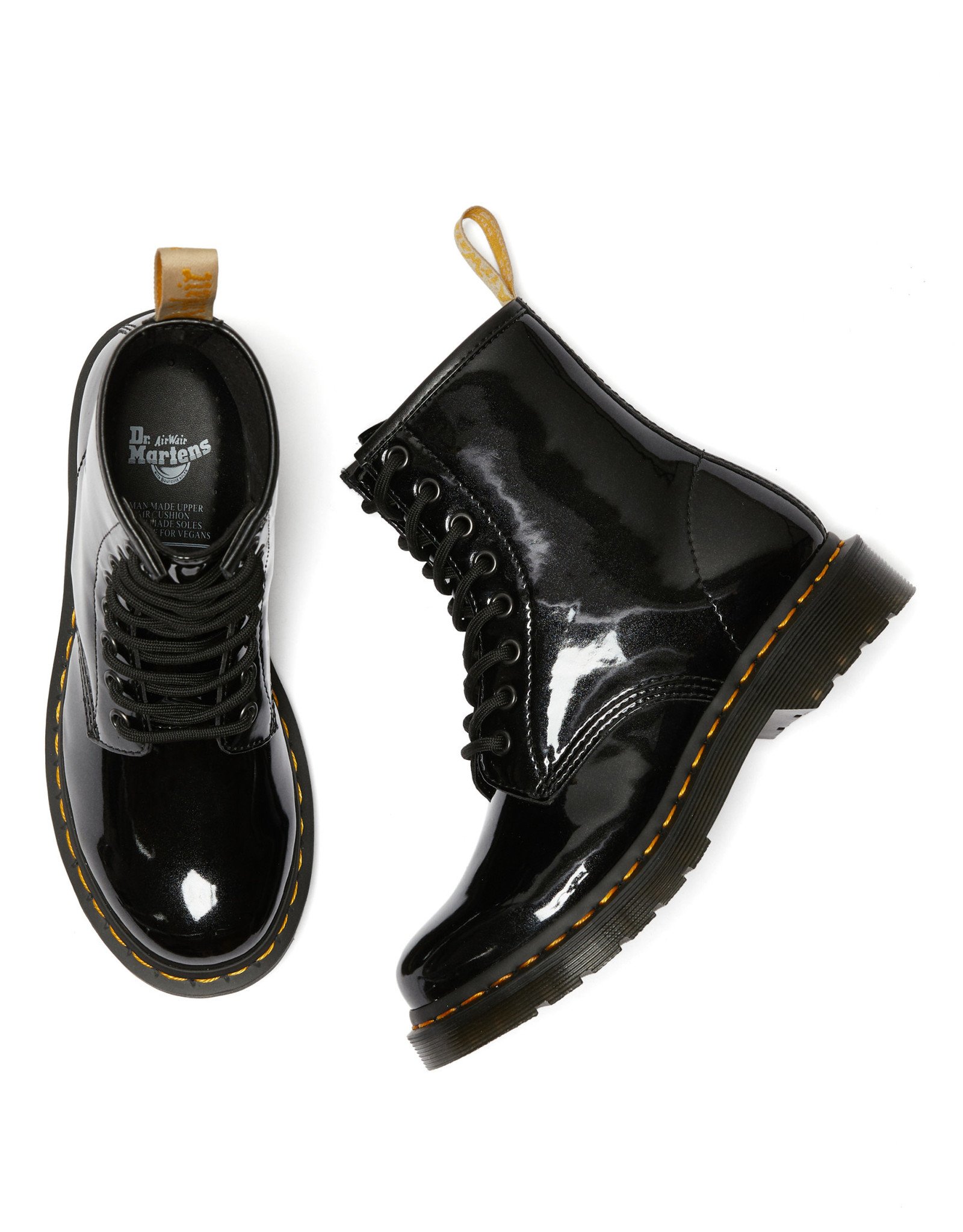 black doc martens vegan