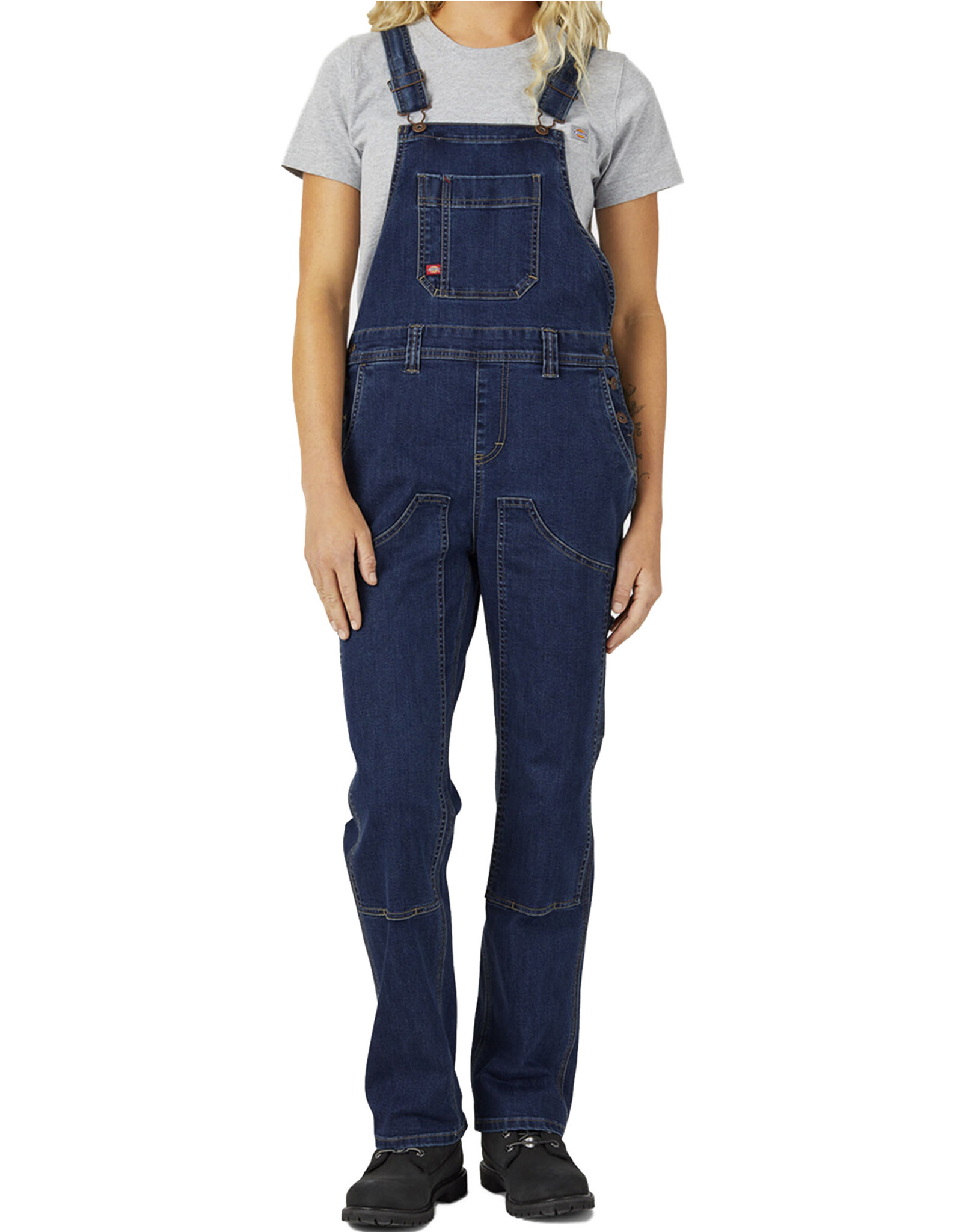 Women’s Double Front Denim Bib Overalls FB250