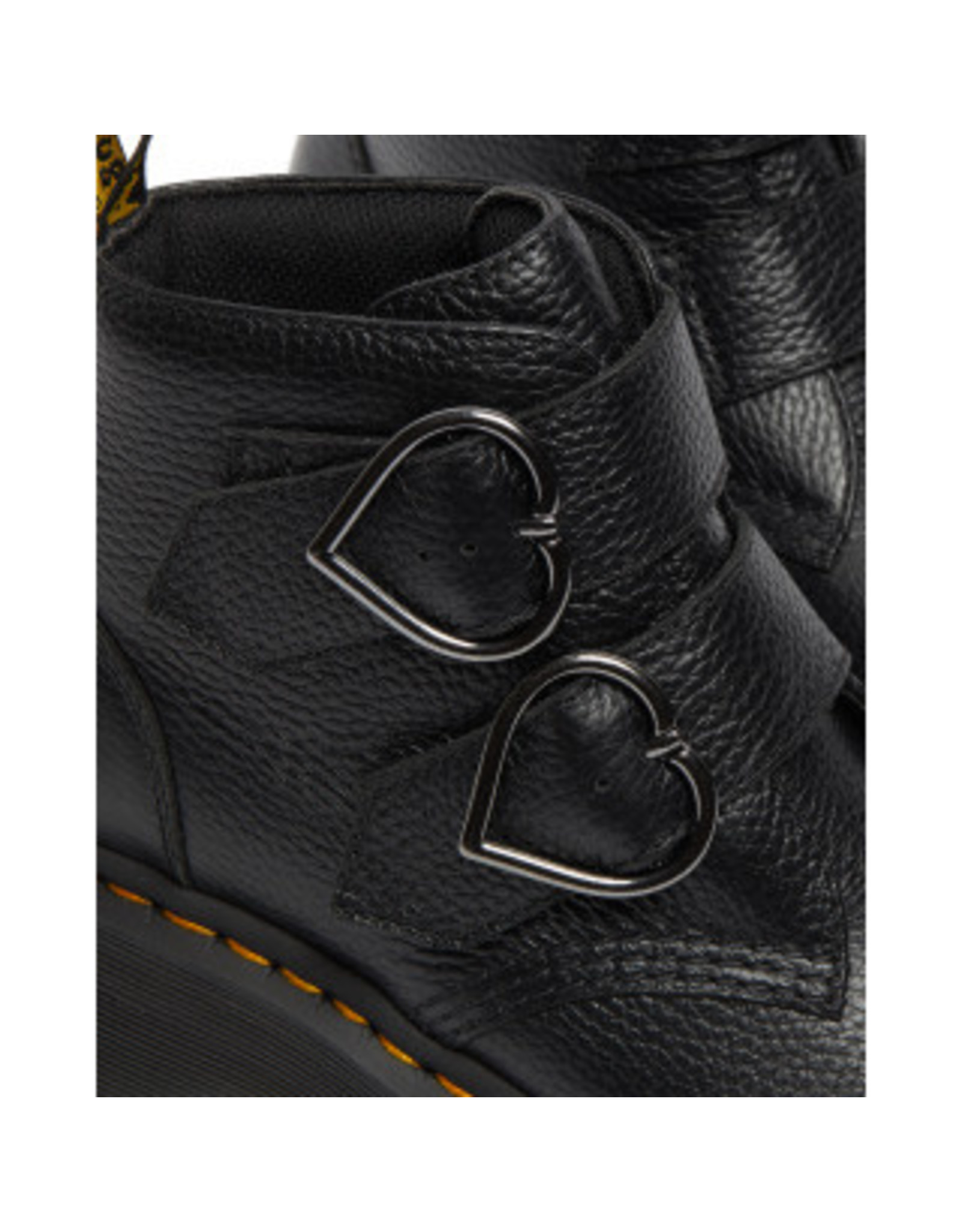 DEVON HEART BLACK MILLED NAPPA SH53BN-R26439001