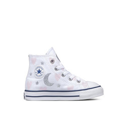 CHUCK TAYLOR ALL STAR HI WHITE/PINK/SILVER CMLUNA-771093C