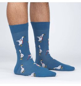SOCK IT TO ME - Men's Spruced Up Goose Crew Socks