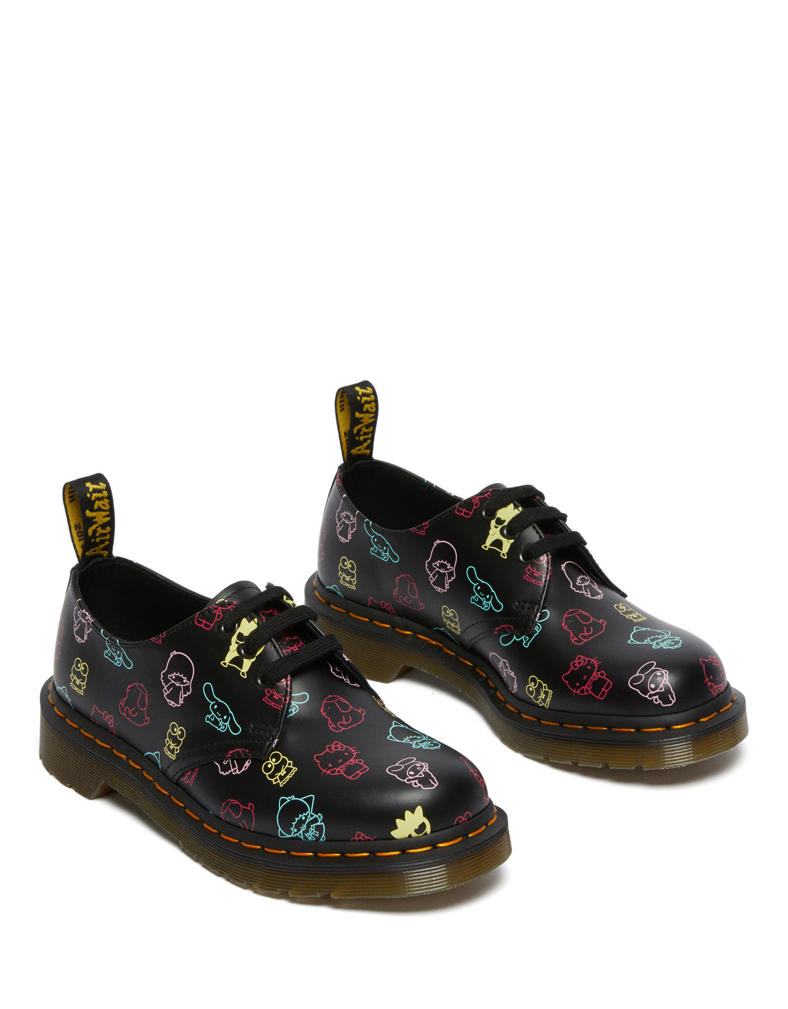 DR. MARTENS 1461 HELLO KITTY + FRIENDS BLACK  + MULTI SMOOTH 301HKF-R26841001