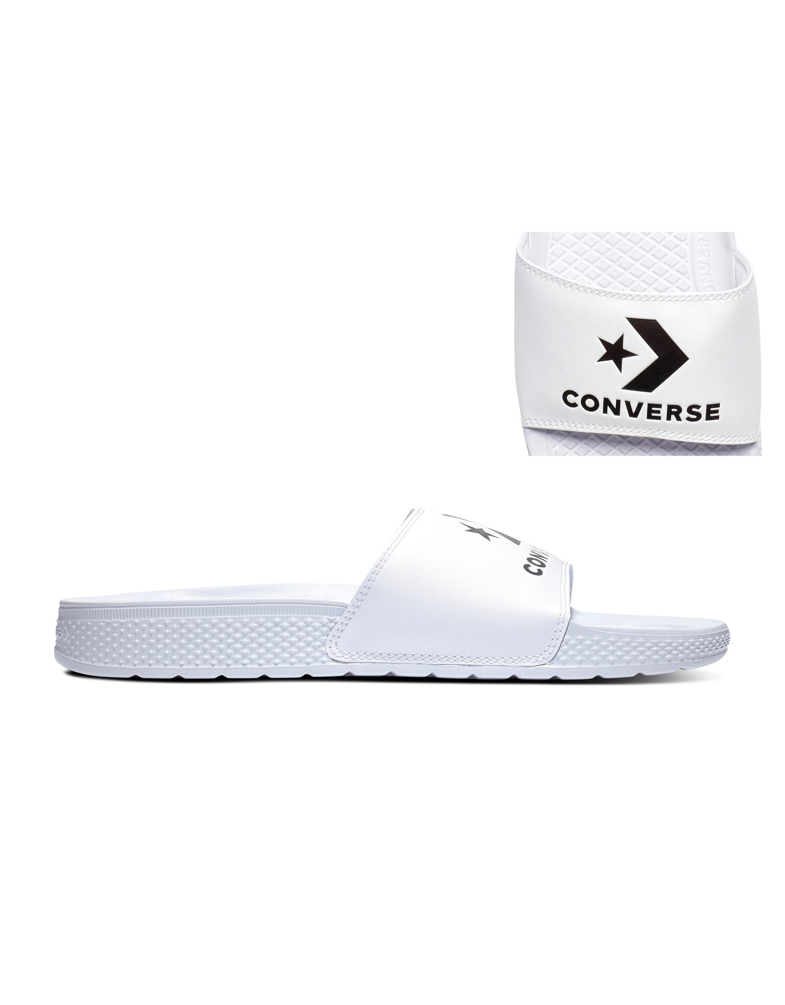 ALL STAR SLIDE SLIP WHITE/BLACK/WHITE C181W-171215C