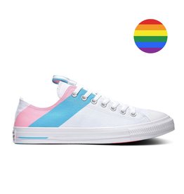 CONVERSE CHUCK TAYLOR OX WHITE/90S PINK/GNARLY BLUE C14TRA-167760C