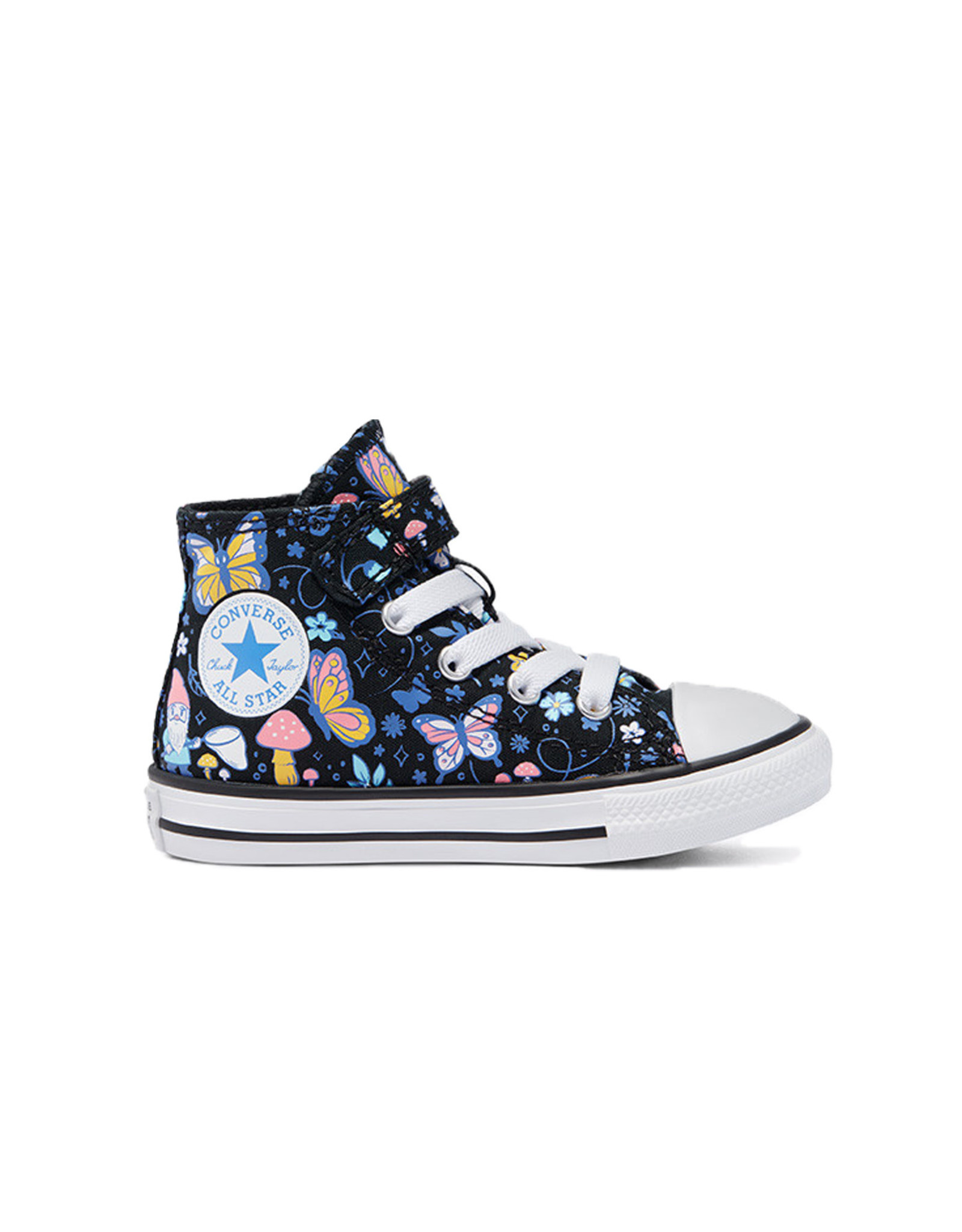 CHUCK TAYLOR ALL STAR 1V HI BLACK/BLEACHED CYAN/PINK GAZE CMPAP-770712C