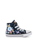 CHUCK TAYLOR ALL STAR 1V HI BLACK/BLEACHED CYAN/PINK GAZE CMPAP-770712C