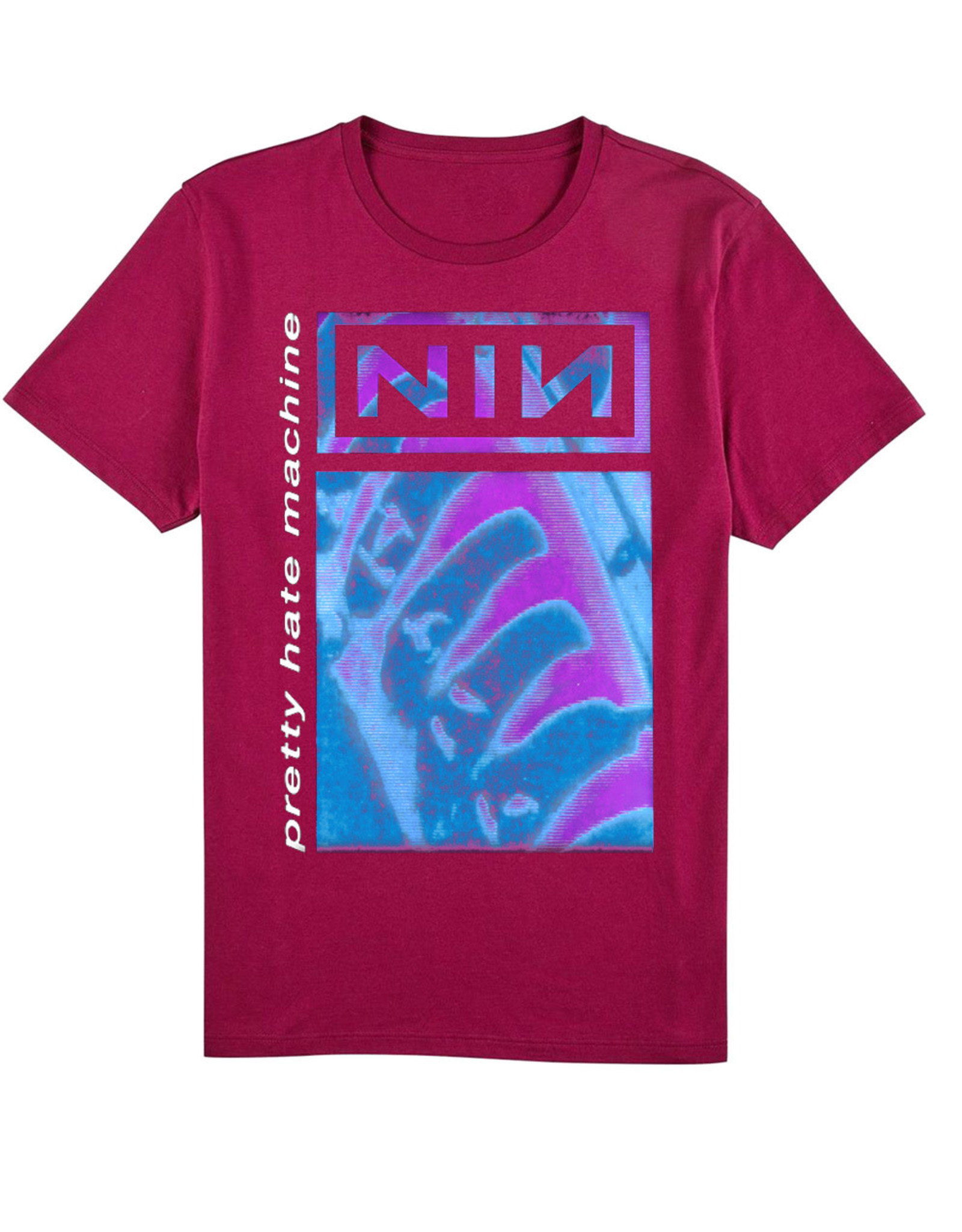 Nine Inch Nails "Pretty Hate Machine" Magenta T-Shirt