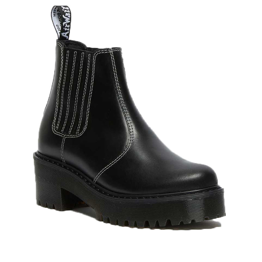 ROMETTY BLACK CONTRAST WHITE STITCH ATLAS E46BWSR26914001 Boutique