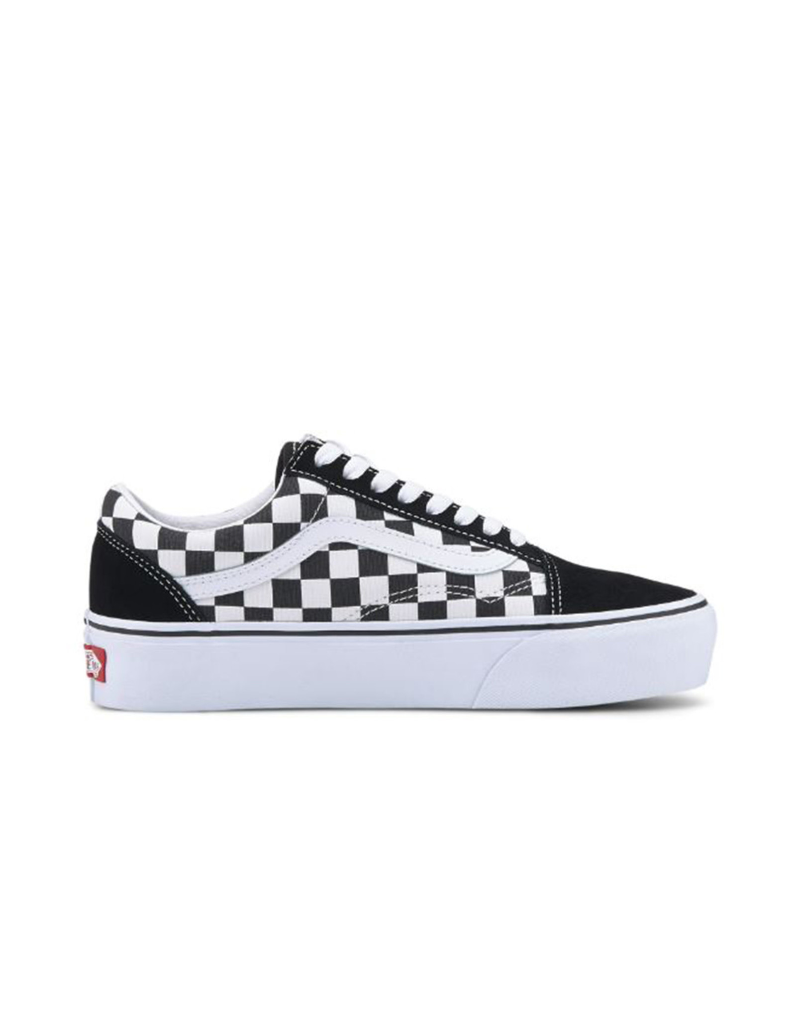 FU OLD SKOOL PLATFORM (HRK) (CHECKERBOARD) BLACK/TRUE WHITE VP2CHB - VN0A3B3UHRK1