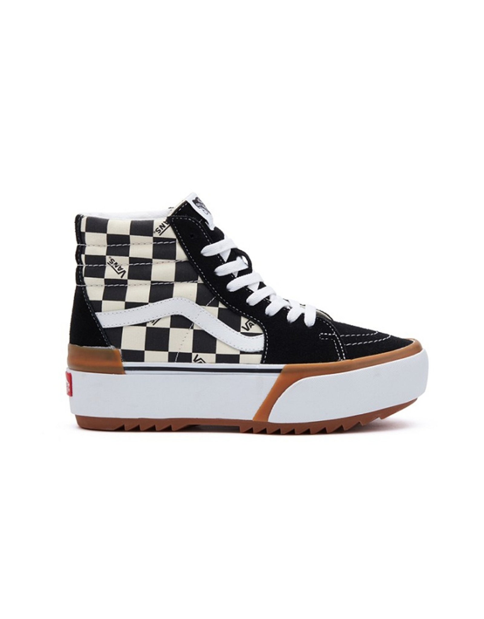 FU SK8-HI® STACKED (VLV) (CHECKERBOARD) MULTI/TRUE WHITE VST1CHMU - VN0A4BTWVLV1