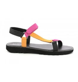 KICK SALSA NOIR JAUNE FUCHSIA K2256NJF 895011-50+81