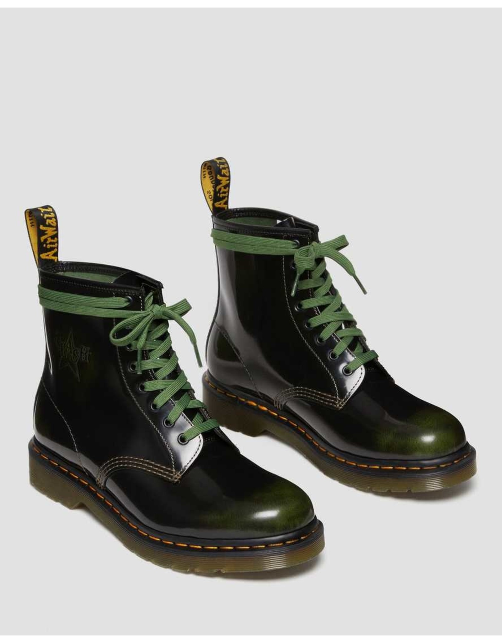 DR. MARTENS 1460 THE CLASH ARMY GREEN 