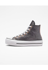 Chuck Taylor LIFT PLATFORM METALLIC GLITTER BLACK/COPPER/WHITE C22LILB - A01301C