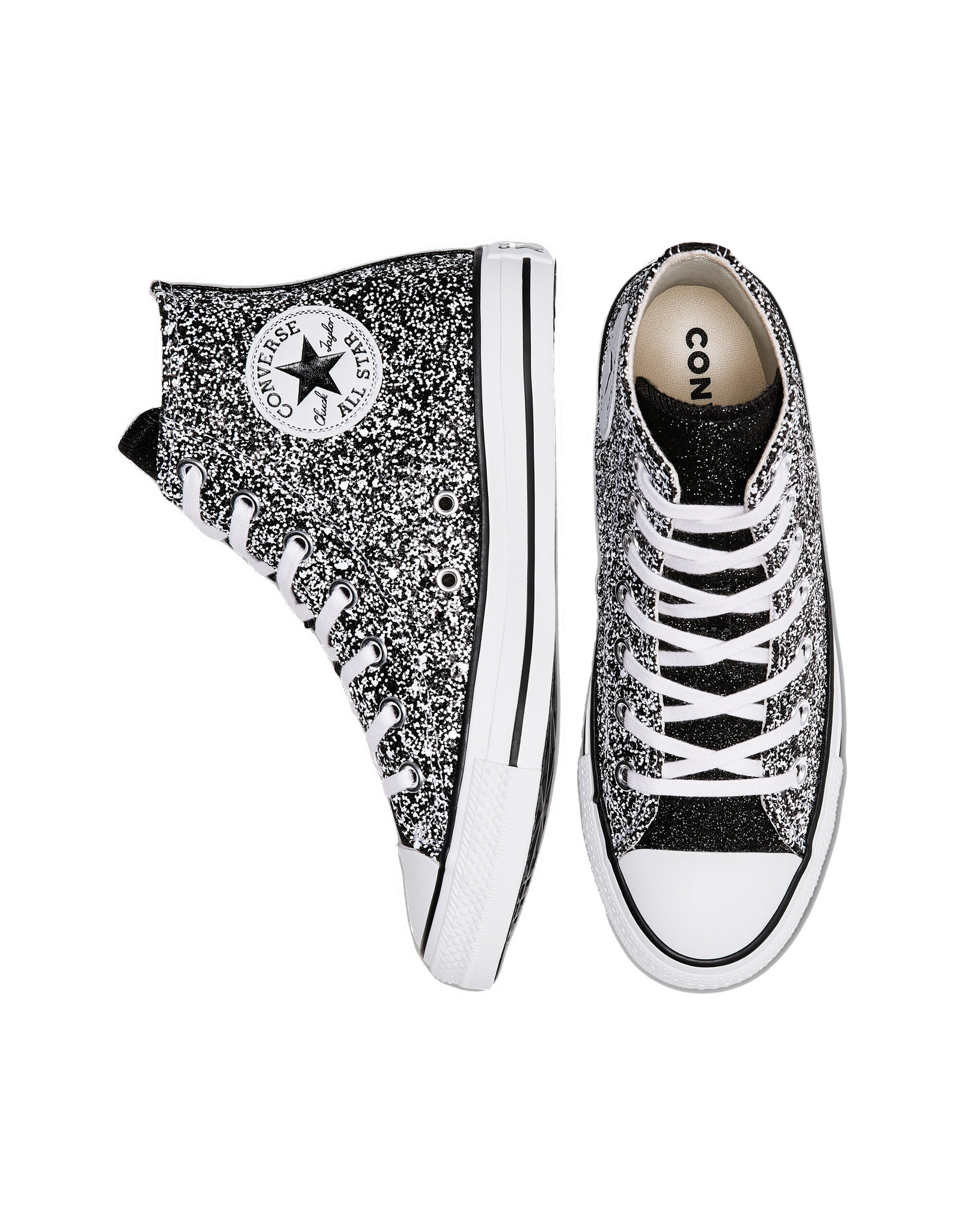 CHUCK TAYLOR ALL STAR HI BLACK/SILVER/WHITE C19BS-566268C