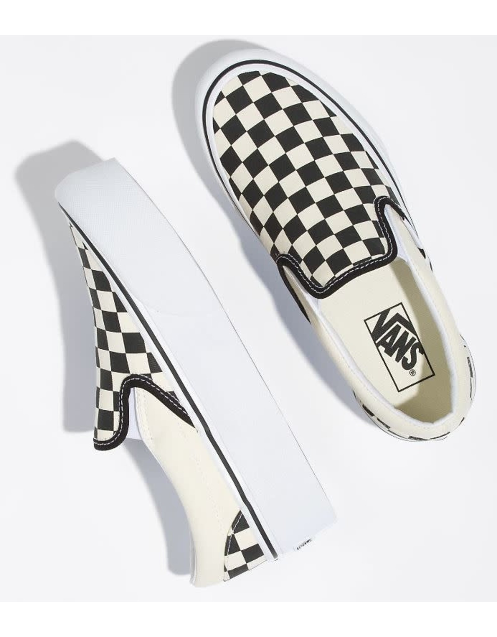 CLASSIC SLIP-ON STACKFORM BLACK/CLASSIC WHITE VSP4CHB - VN0A7Q5RTYQ