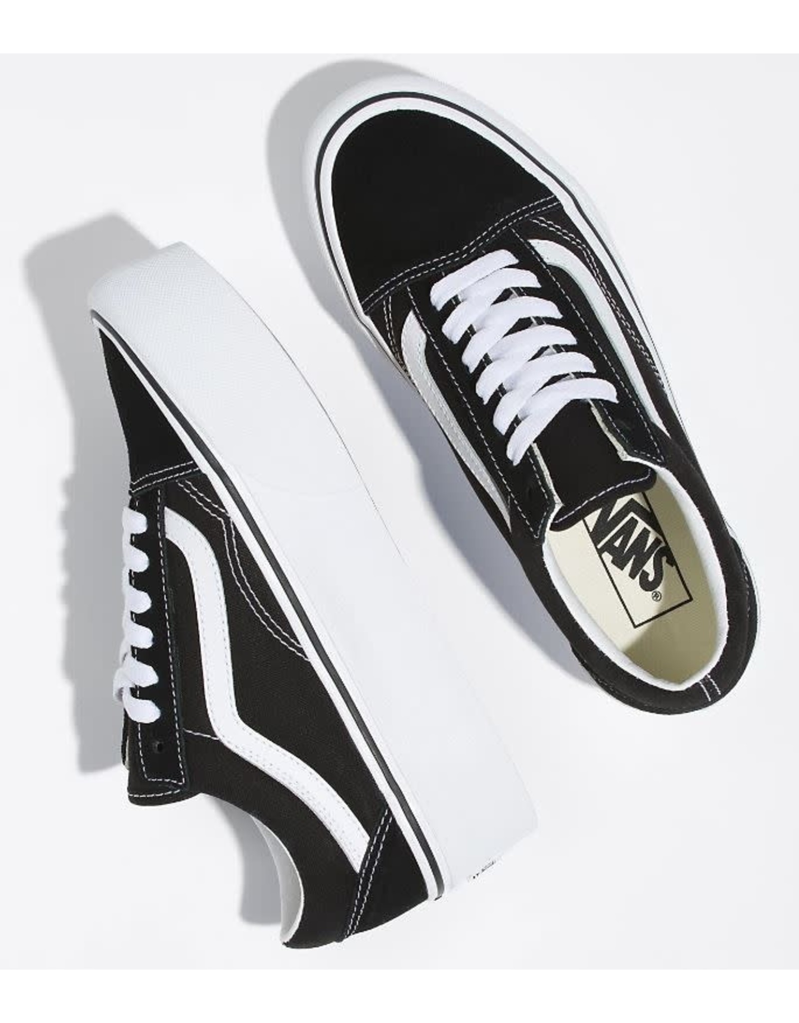 VANS OLD SKOOL™ STACKFORM BLACK/TRUE WHITE - VN0A7Q5M6BT