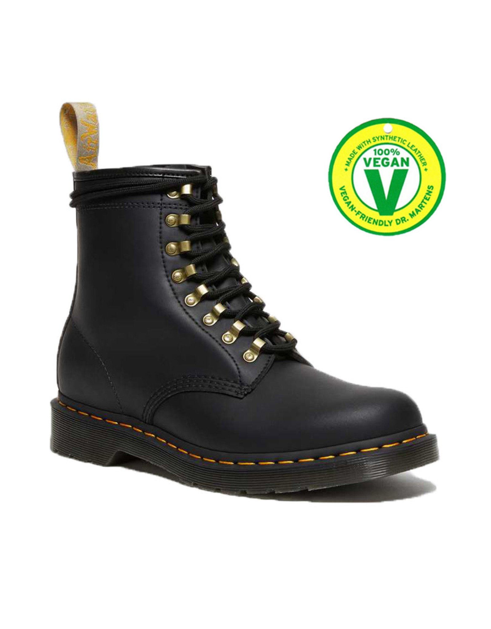 DR. MARTENS VEGAN 1460 HDW BLACK KEMBLE PU R27649001 Boutique