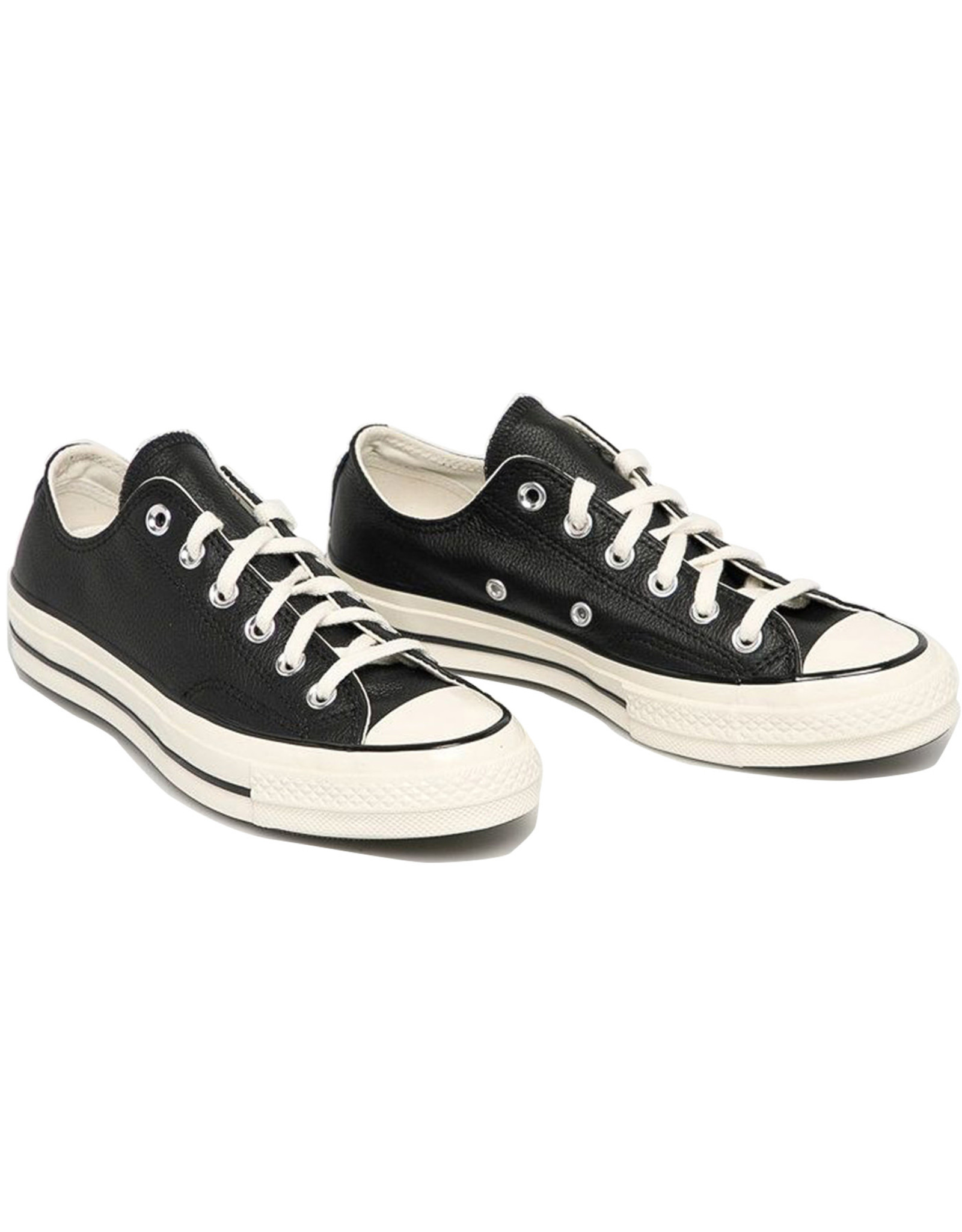 CHUCK 70 OX CUIR BLACK/EGRET/EGRET CC070BX - 167065C