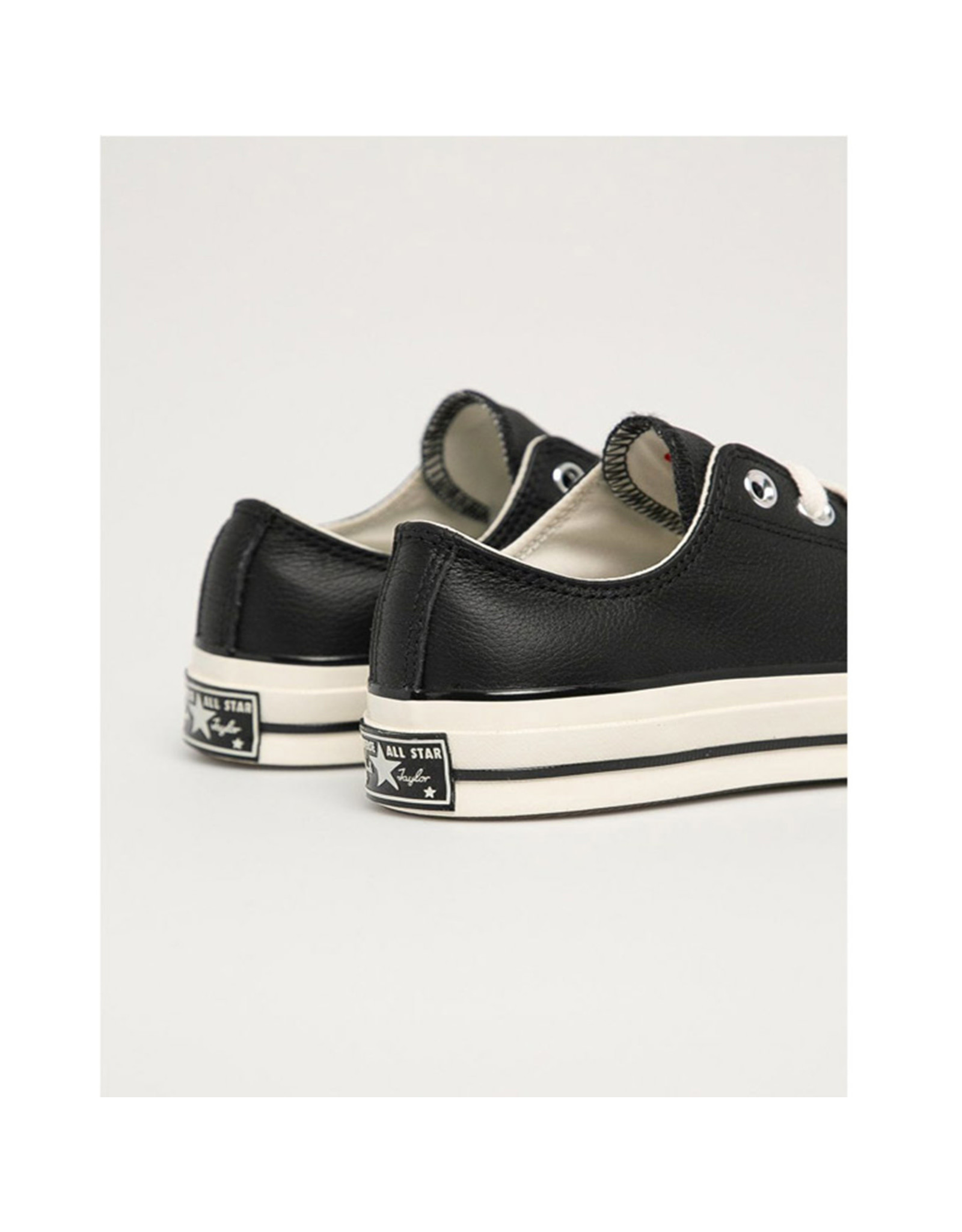 CHUCK 70 OX CUIR BLACK/EGRET/EGRET CC070BX - 167065C