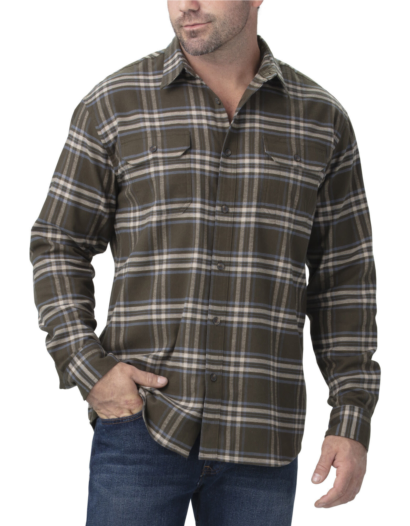 Dickies FLEX Long Sleeve Flannel Shirt WL650