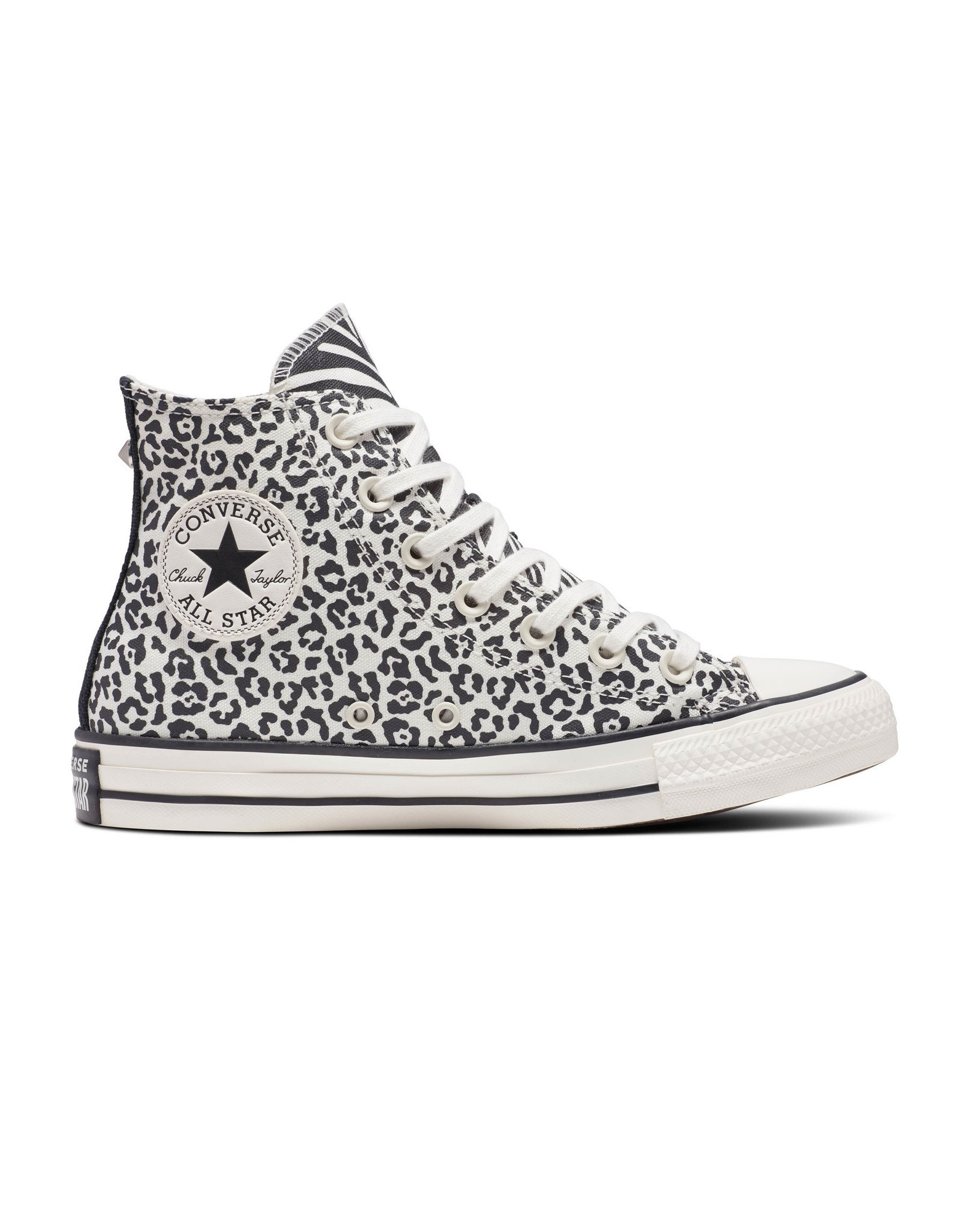 Chuck Taylor All Star HI EGRET/BLACK/EGRET ANIMALIER C22LEO - A03730C