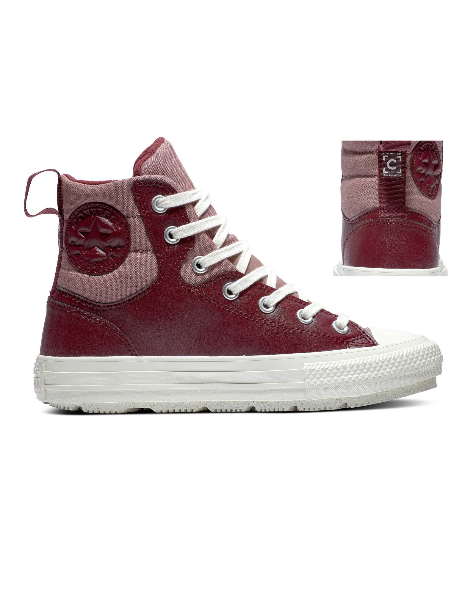 Chuck Taylor All Star BOOTS BERKSHIRE HI DARK BEETROOT/SADDLE CC22BED - A00914C