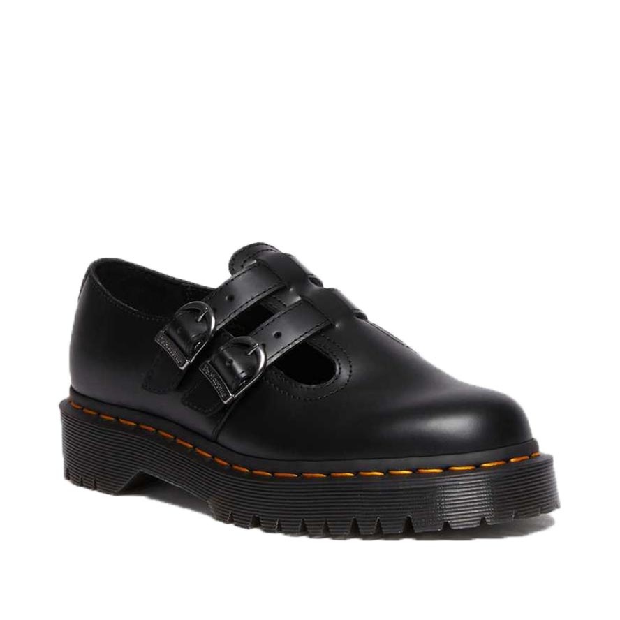 DR. MARTENS 8065 PLATFORMS MARY JANE II BEX BLACK SMOOTH - R30792001