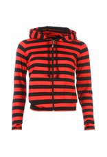 Cat Ears Striped Hoodie