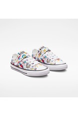 CHUCK TAYLOR 1V OX WHITE/RED/AMARILLO CESPAW - A03811C