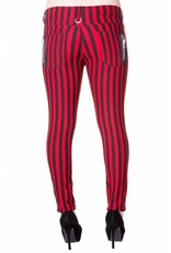 BANNED BANNED - Striped Black/Red Pants